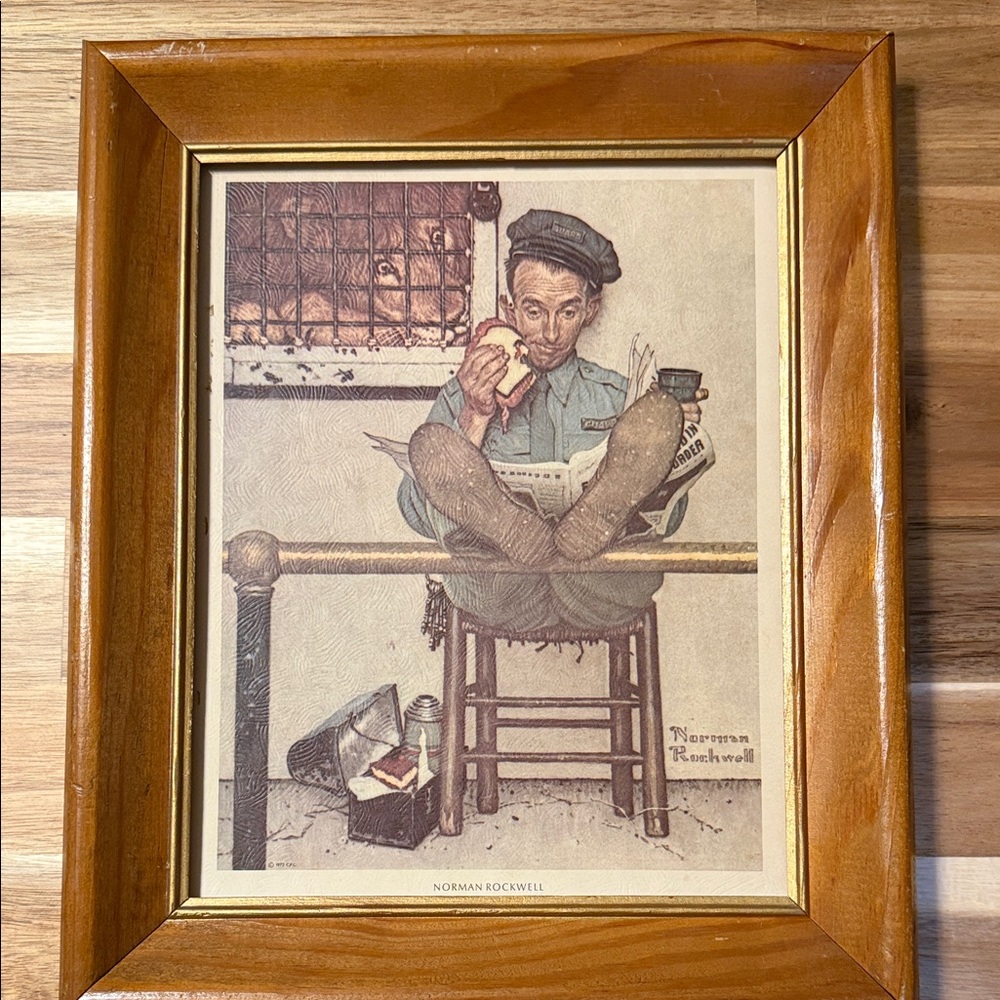 Norman Rockwell Art Print “The Zookeeper”